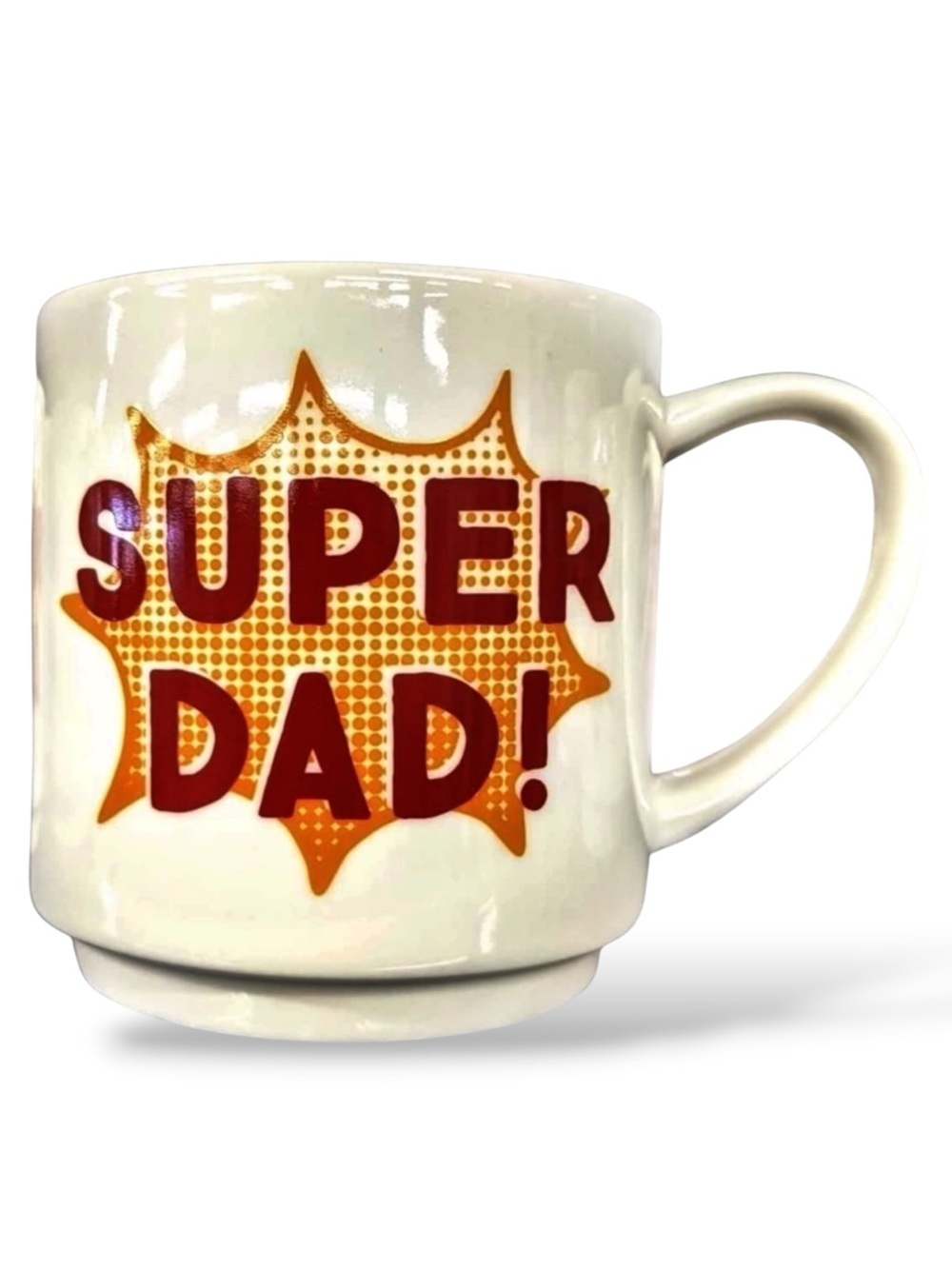 Super Dad Stoneware Gift Mug Fathers Day Birthday  Stoneware Ceramic 16 OZ